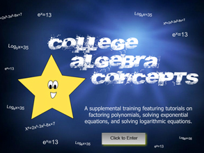 College Algebra Concepts E-Learning Program
